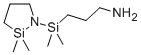 Structure of 3-[(2,2-DIMETHYL-1,2-AZASILOLIDIN-1-YL)-(DIMETHYL)-SILYL]-1-PROPANAMINE