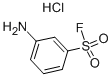 Structure of 3-AMINOBENZENESULFONYL FLUORIDE HYDROCHLORIDE