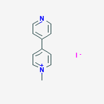 1-Methyl-4-(pyridin-4-yl)pyridinium iodide结构式