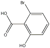 2-溴-6-羟基苯甲酸结构式