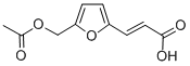 Structure of (2E)-3-{5-[(ACETYLOXY)METHYL]-2-FURYL}ACRYLIC ACID