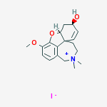 Structure of (4aS,6R)-6-hydroxy-3-methoxy-11,11-dimethyl-5,6,9,10,11,12-hexahydro-4aH-[1]benzofuro[3a,3,2-ef][2]benzazepin-11-ium iodide