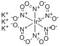 Chemical structure of POTASSIUM HEXANITROIRIDATE(III)