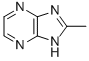 Structure of 1H-IMIDAZO[4,5-B]PYRAZINE, 2-METHYL-