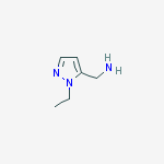 Structure of 1-ethyl-1H-Pyrazole-5-methanamine