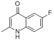 Structure of 6-FLUORO-4-HYDROXY-2-METHYLQUINOLINE