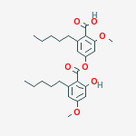 Structure of 2-O-methylperlatolic acid