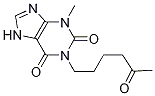 Structure of 1-(5-Ketohexyl)-3-Methyl Xanthine
