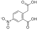 2-乙酸基-4-硝基苯甲酸结构式