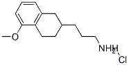 (5-METHOXY-1,2,3,4-TETRAHYDRO-NAPHTHALEN-2-YL)-PROPYL-AMINE HYDROCHLORIDE结构式