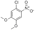 Structure of BENZENE, 1-CHLORO-4,5-DIMETHOXY-2-NITRO-