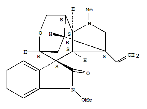 Structure of Gelsemine, 1-methoxy-