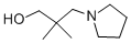 BETA,BETA-DIMETHYL-1-PYRROLIDINEPROPANOL结构式
