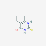 4(3H)-pyrimidinone, 5-ethyl-2-mercapto-6-methyl-结构式