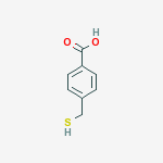 Structure of 4-(mercaptomethyl)benzoic acid