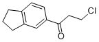 Structure of 3-CHLORO-1-INDAN-5-YL-PROPAN-1-ONE