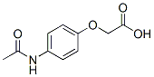 Structure of 4-acetaminophenoxyacetic acid