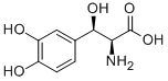 DL-苏-3,4-二羟基苯丝氨酸结构式