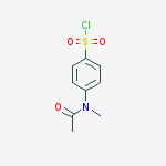 Structure of 4-[acetyl(methyl)amino]benzenesulfonyl chloride