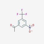 Structure of 1-[3-nitro-5-(trifluoromethyl)phenyl]ethanone