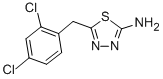 5-(2,4-DICHLORO-BENZYL)-[1,3,4]THIADIAZOL-2-YLAMINE结构式
