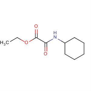 Structure of Acetic acid, (cyclohexylamino)oxo-, ethyl ester
