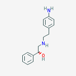 Structure of 2-[2-(4-Amino-phenyl)-ethylamino]-1-phenyl-ethanol