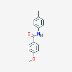 Structure of 4-METHOXY-N-(4-METHYLPHENYL)BENZAMIDE