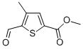 METHYL 5-FORMYL-4-METHYL-2-THIOPHENECARBOXYLATE,97%结构式