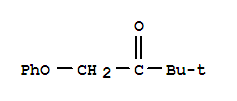 3,3-dimethyl-1-phenoxybutan-2-one结构式