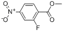 Structure of METHYL 2-FLUORO-4-NITROBENZENECARBOXYLATE