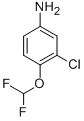 Structure of 3-CHLORO-4-DIFLUOROMETHOXY-PHENYLAMINE