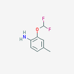 2-(Difluoromethoxy)-4-methylaniline结构式