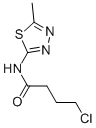 Structure of 4-chloro-N-(5-methyl-1,3,4-thiadiazol-2-yl)butanamide