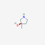 (R)-3-methylpyrrolidin-3-ol结构式