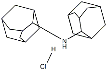 Structure of N-Tricyclo(3.3.1.1(3,7))dec-2-yl-tricyclo(3.3.1.1(3,7))decan-2-amine hydrochloride