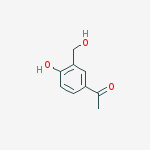 Ethanone, 1-[4-hydroxy-3-(hydroxymethyl)phenyl]-结构式