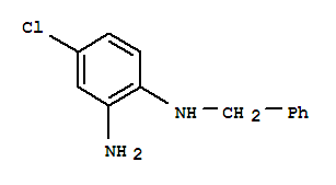 N*1*-BENZYL-4-CHLORO-BENZENE-1,2-DIAMINE结构式