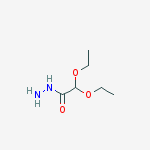 Structure of DIETHOXY-ACETIC ACID HYDRAZIDE