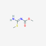 Structure of methyl [amino(methylsulfanyl)methylidene]carbamate