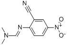 N'-(2-氰-4-硝基苯基)-N,N-二甲基甲脒结构式