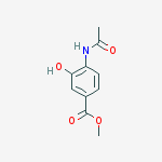 Structure of methyl 4-acetamide-3-hydroxybenzoate