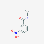 Structure of N-CYCLOPROPYL-3-NITROBENZAMIDE