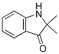 3H-Indol-3-one, 1,2-dihydro-2,2-dimethyl-结构式