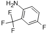 Structure of 4-Fluoro-2-(trifluoromethyl)aniline