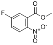 Structure of 2-NITRO-5-FLUOROBENZOIC ACID, METHYL ESTER