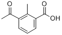 2-METHYL-3-ACETYLBENZOIC ACID结构式