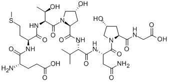 (HYP474,477)-ALPHA-FETOGLOBULIN (471-478) (HUMAN, LOWLAND GORILLA)结构式