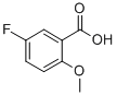 Structure of 5-Fluoro-2-methoxybenzoic acid