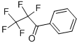 Structure of PENTAFLUOROETHYL PHENYL KETONE